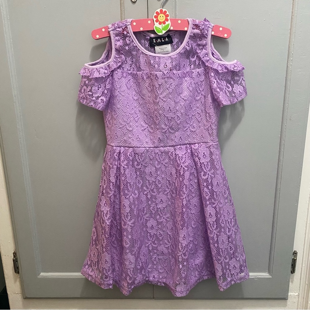 Lavender Lace Dress by RMLA, Girls Size 5